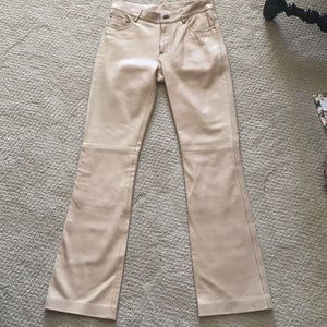 YSL leather pants like new European sixe 36